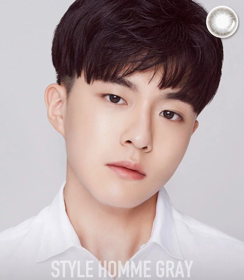 Lensme Style Homme Gray｜月拋彩妝隱形眼鏡｜每盒2片