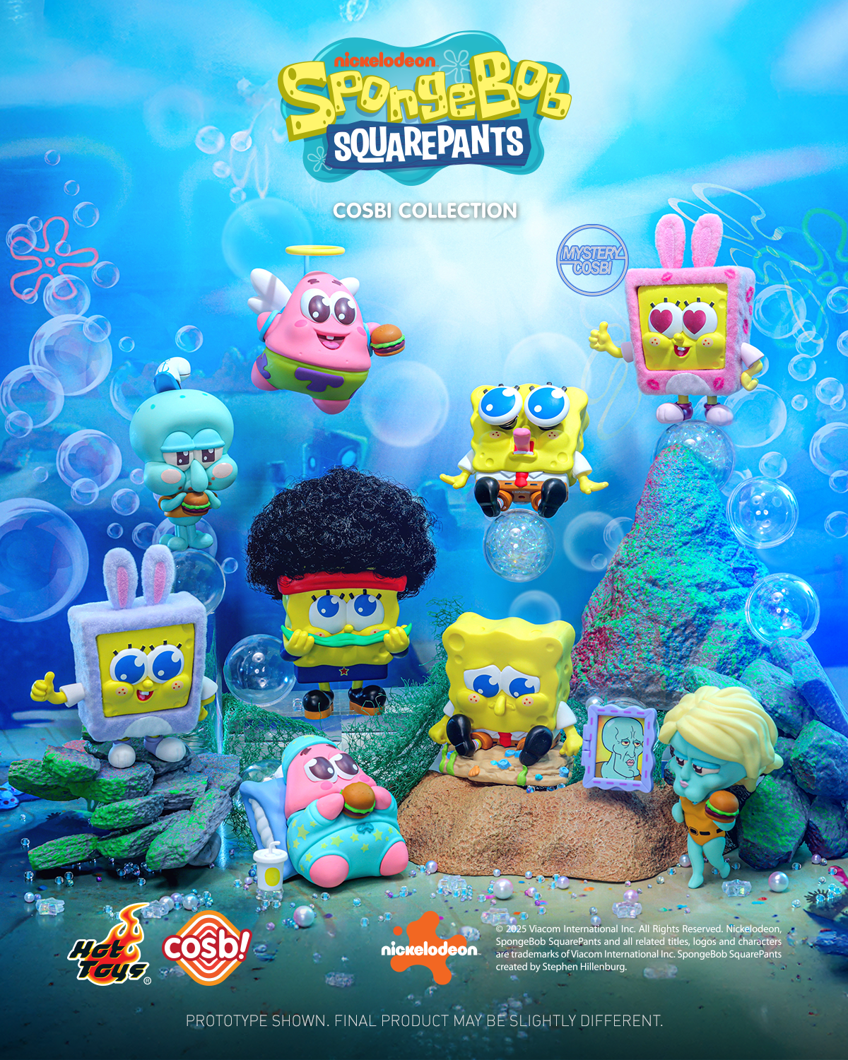 海綿寶寶 比奇堡沙灘冒險 公仔 盲盒 派大星 章魚哥 / 預購