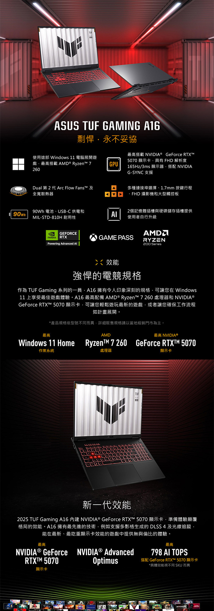 FA608UH-0031A260H效能