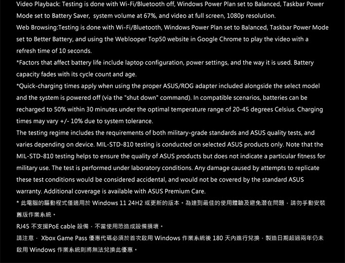 FA608UH-0031A260H其他說明