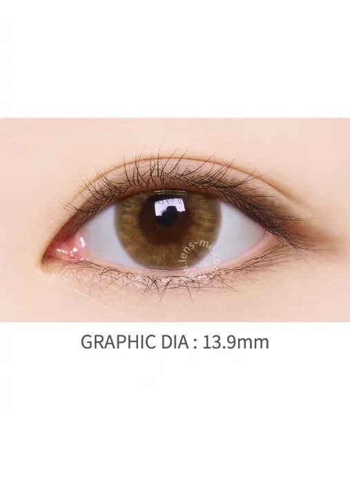 Lensme Mega Look Fallin Brown｜月拋彩妝隱形眼鏡｜每盒2片