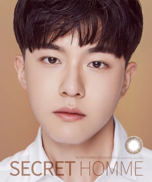 Lensme Secret Homme Choco｜月拋彩妝隱形眼鏡｜每盒2片