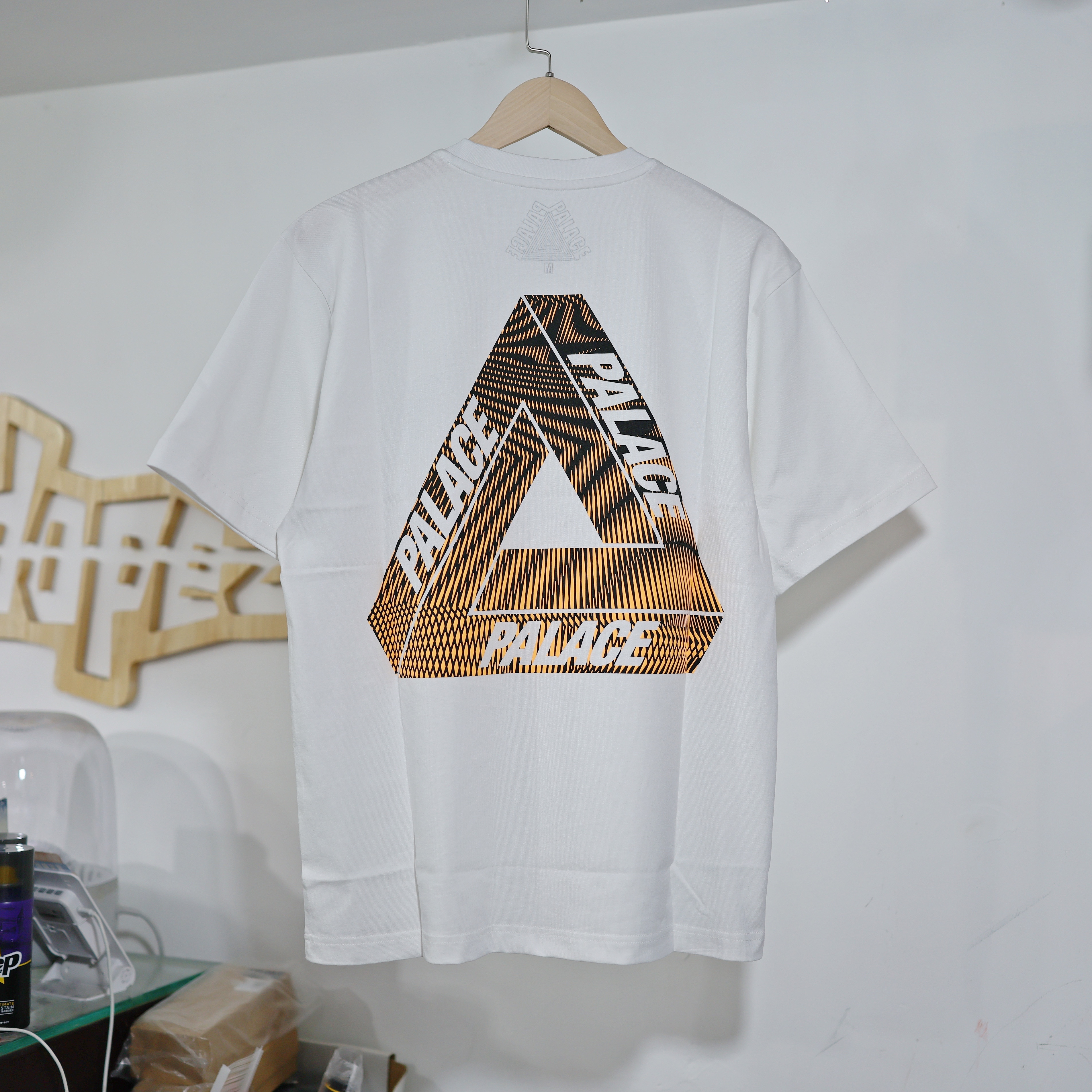 PALACE Tri-Vex T-Shirt White/Orange
