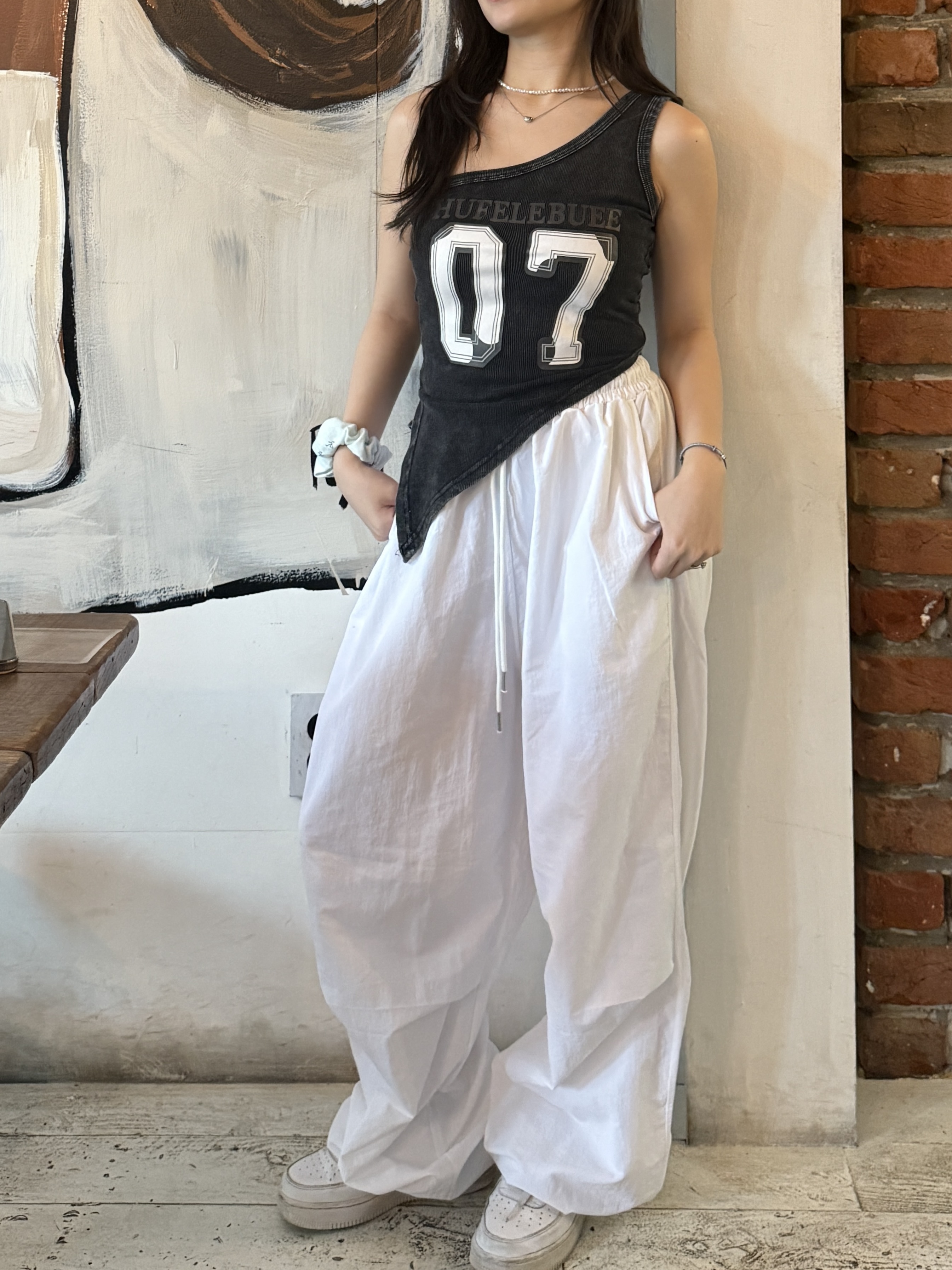 (小個子必入!!) 店主自留兩色🦦 束腳型格寛鬆工裝褲♡