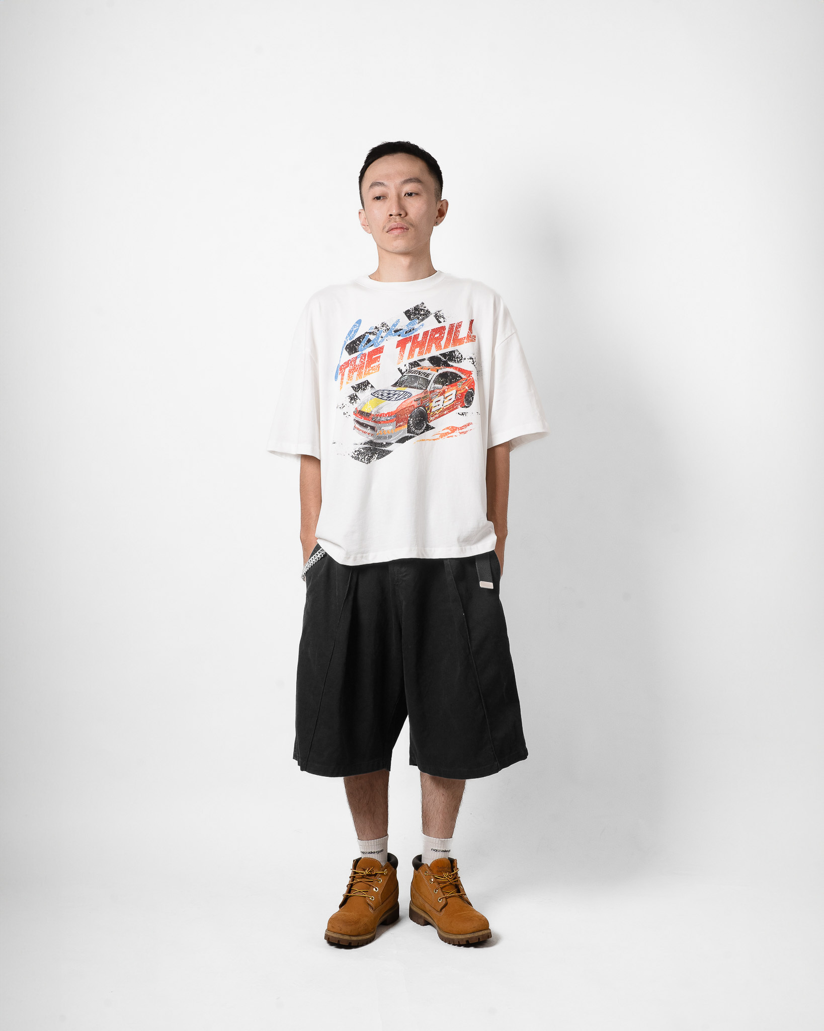 OurPick Washed Pleated Trousers 美式水洗前打褶七分褲 2色