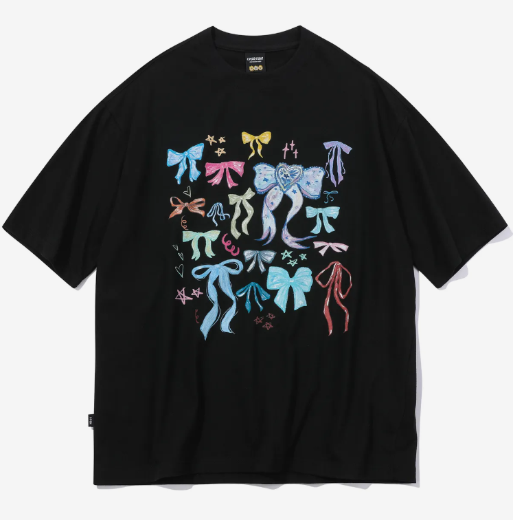 CPGN STUDIO / DTP Fancy Ribbon Short T-shirt / Black /  JUL25