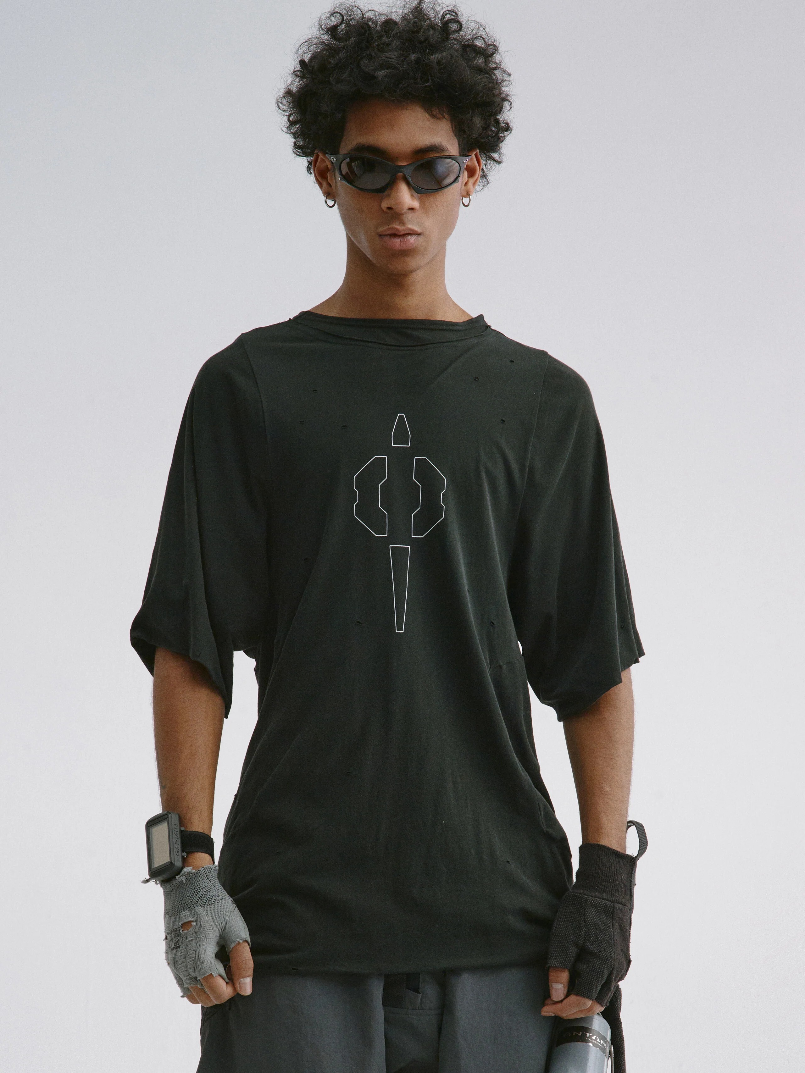 【Focus Store】現貨 Hamcus SS25 DUSZEN AMS / Miner's Reversible Work Tee 雙面工作短T XM00425-2(BK)