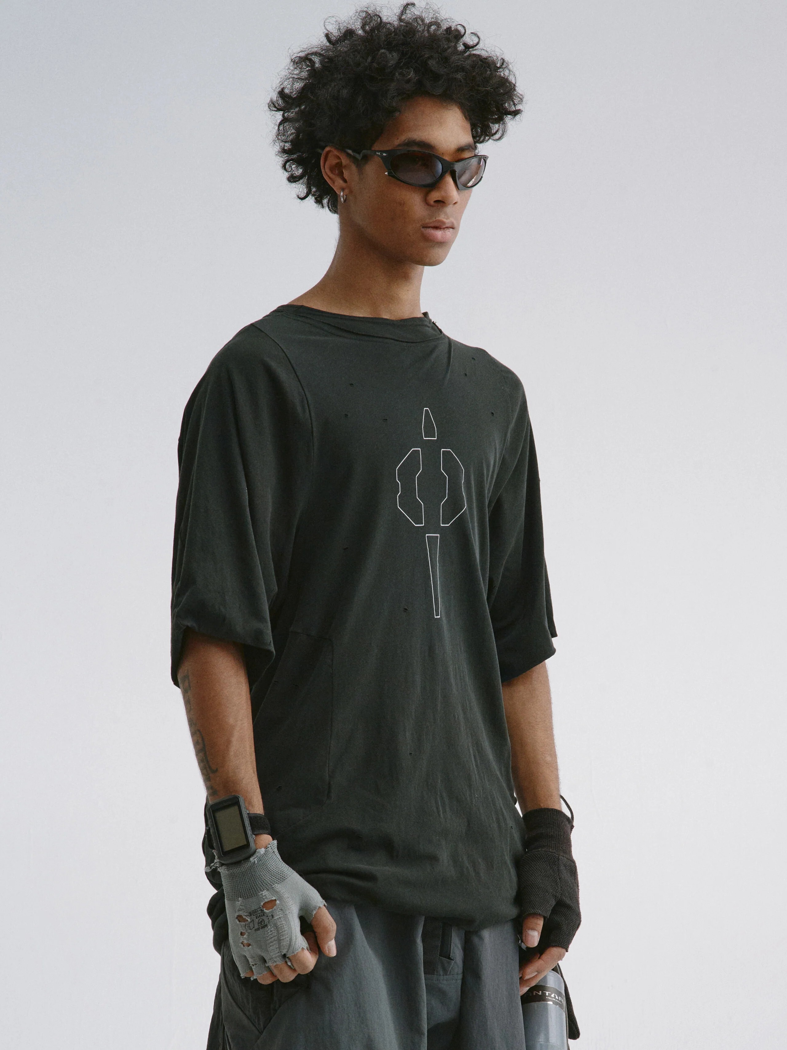 【Focus Store】現貨 Hamcus SS25 DUSZEN AMS / Miner's Reversible Work Tee 雙面工作短T XM00425-2(BK)