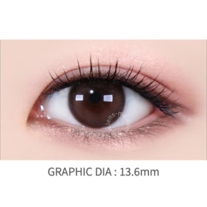 [散光] Lensme Torica 1 Month Crenly Choco Brown｜月拋散光彩妝隱形眼鏡｜每盒2片