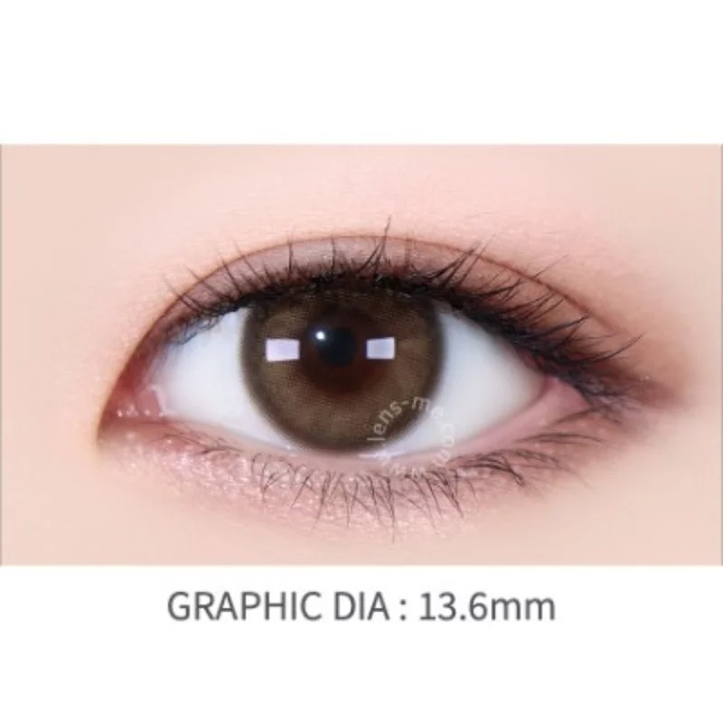 [散光] Lensme Torica 1 Month Crenly Olive Brown｜月拋散光彩妝隱形眼鏡｜每盒2片