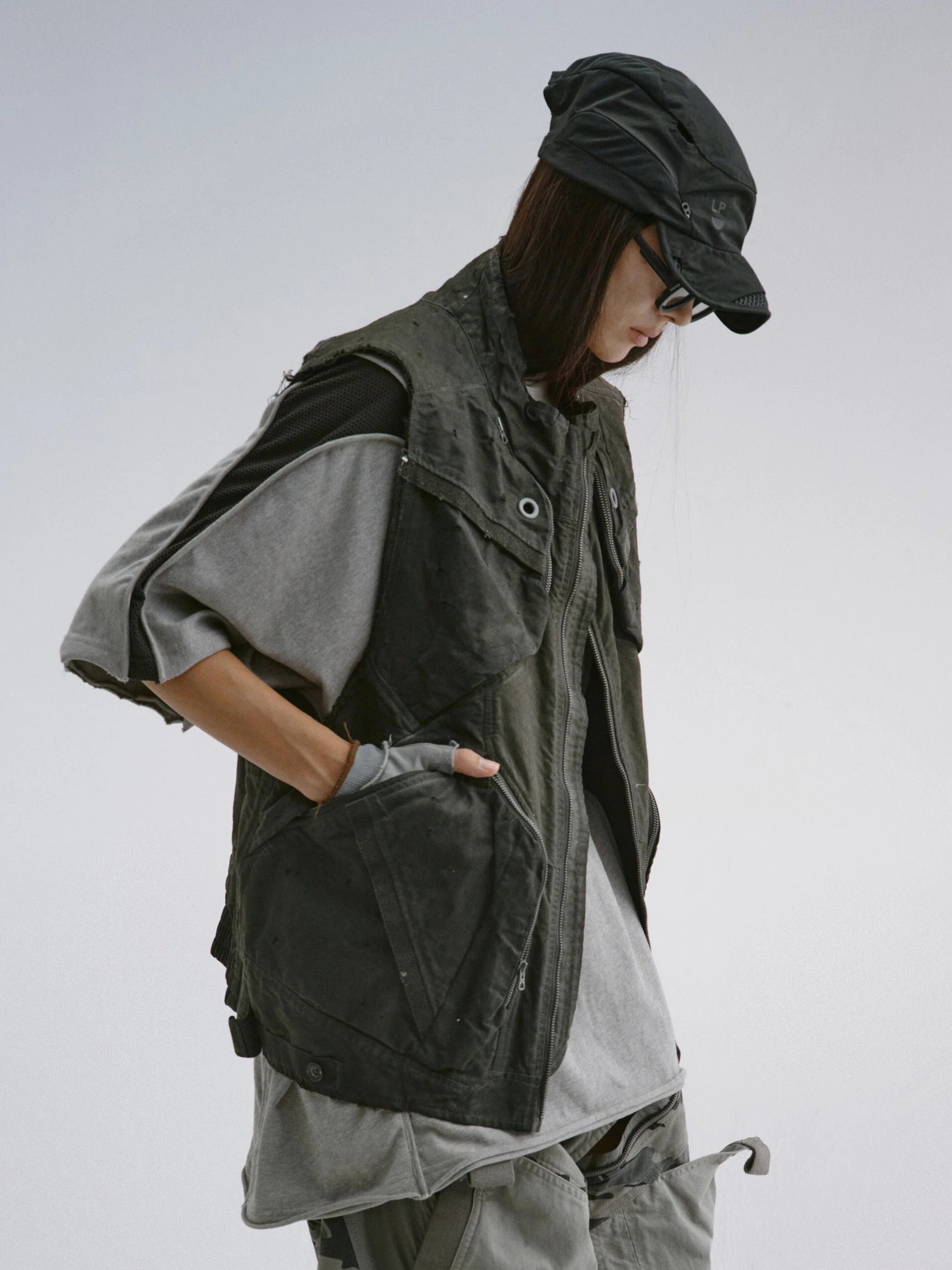 【Focus Store】現貨 Hamcus SS25 DUSZEN SCARS / Hive Hybrid Construction Tee 拼接短T UM00325-1(MT)