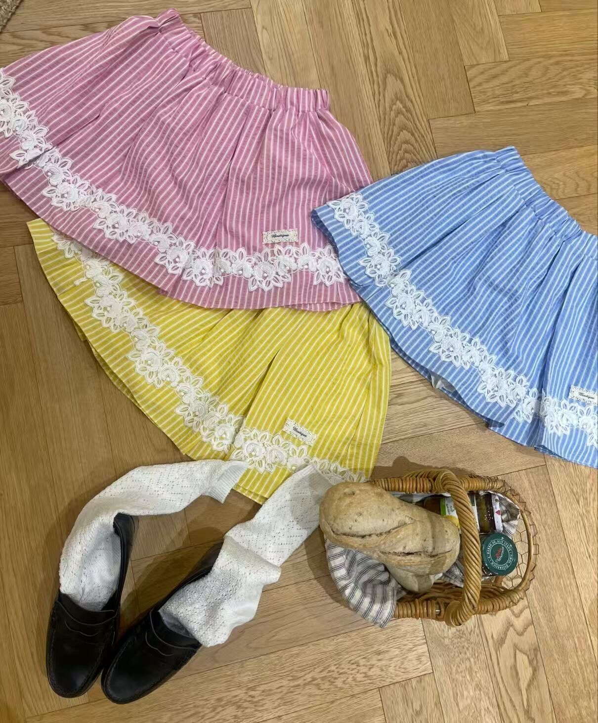 🥰PM_K2763  ▶️黃色短褲裙 👉W:cm H:cm L:cm👈