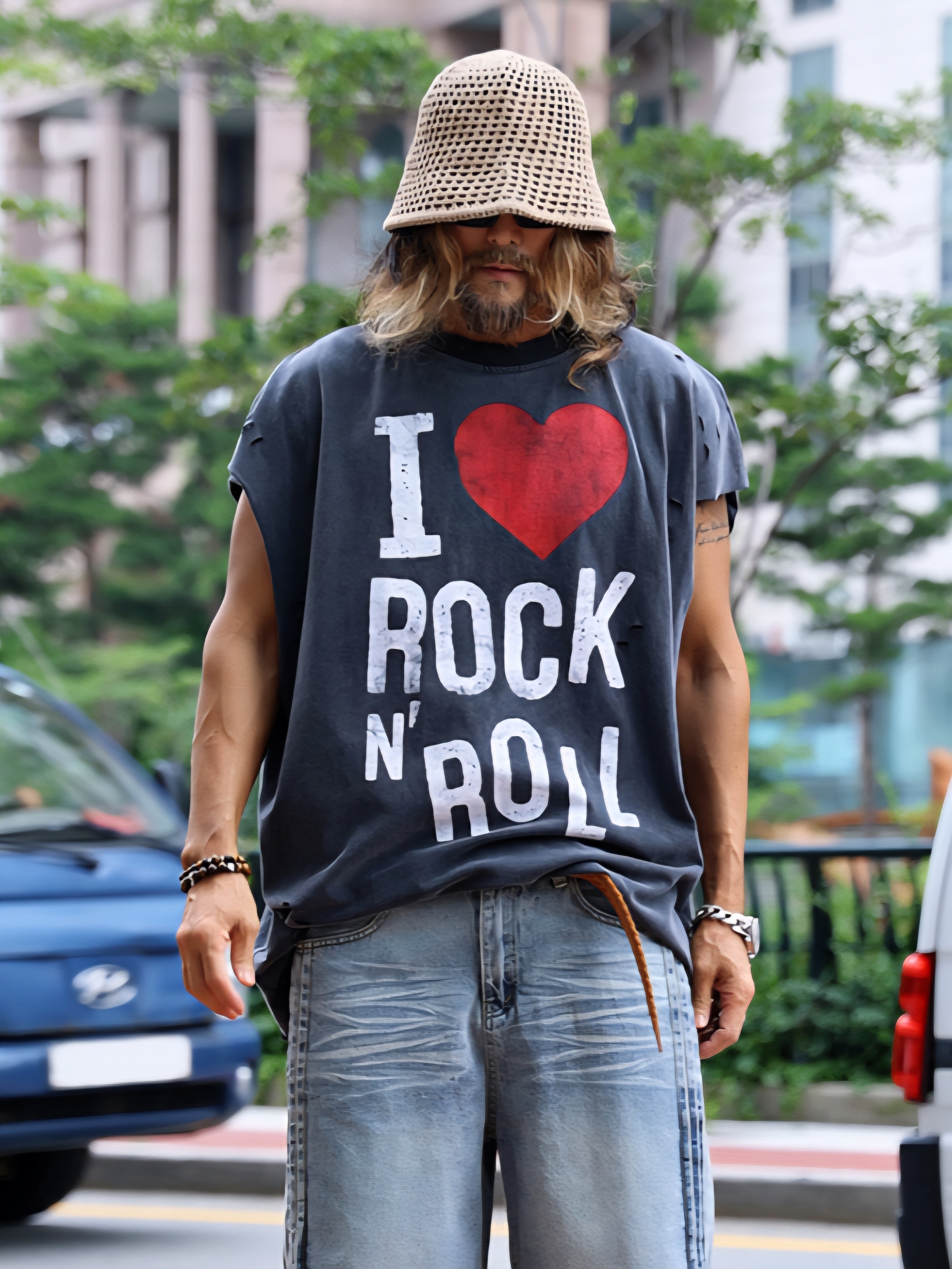 搖滾傷害切割背心