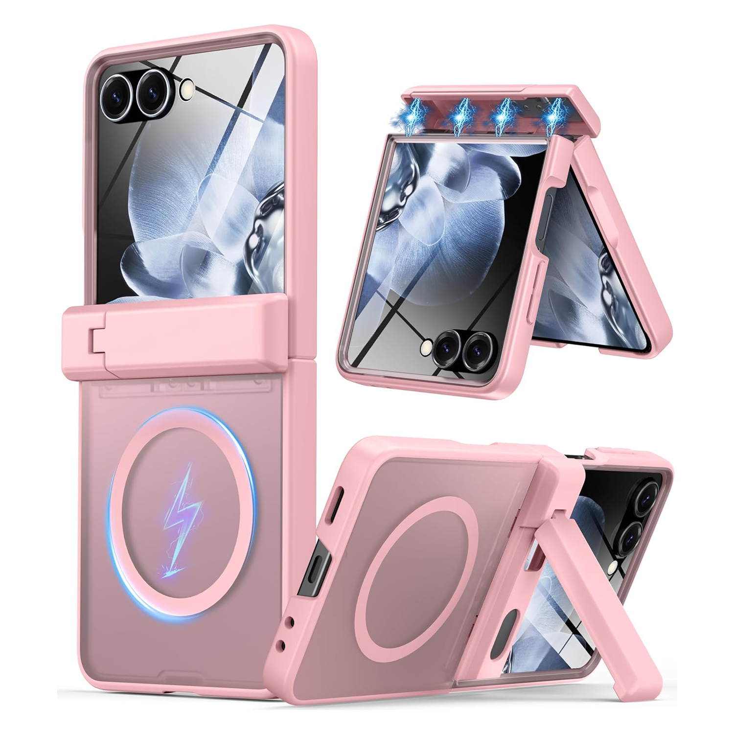 XPRO - Mag AG Stand - Samsung Z Flip 7 Case 外屏保護磨砂磁吸支架防撞手機保護硬殼 FE