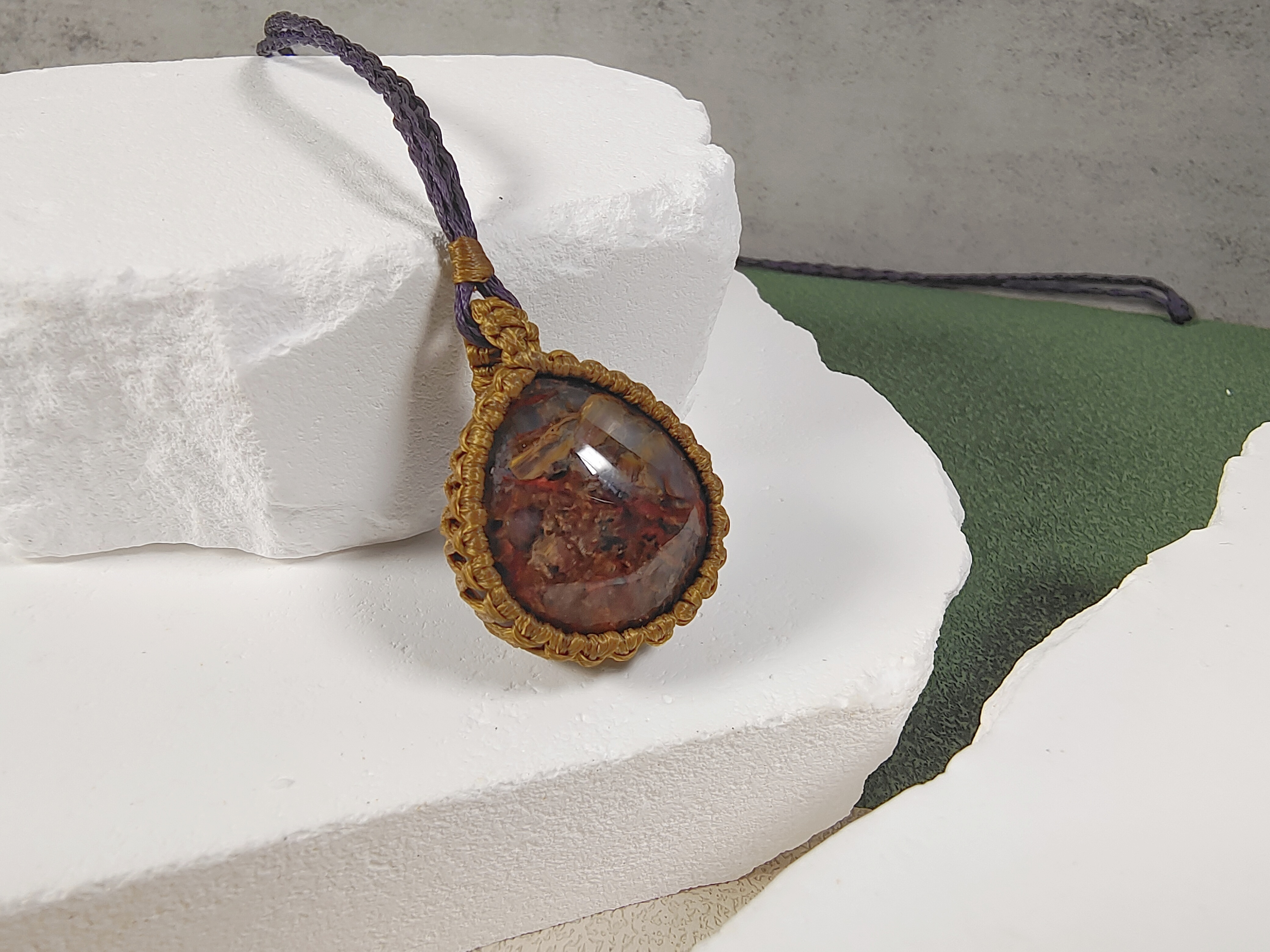 ✨彼德石 手織頸鏈