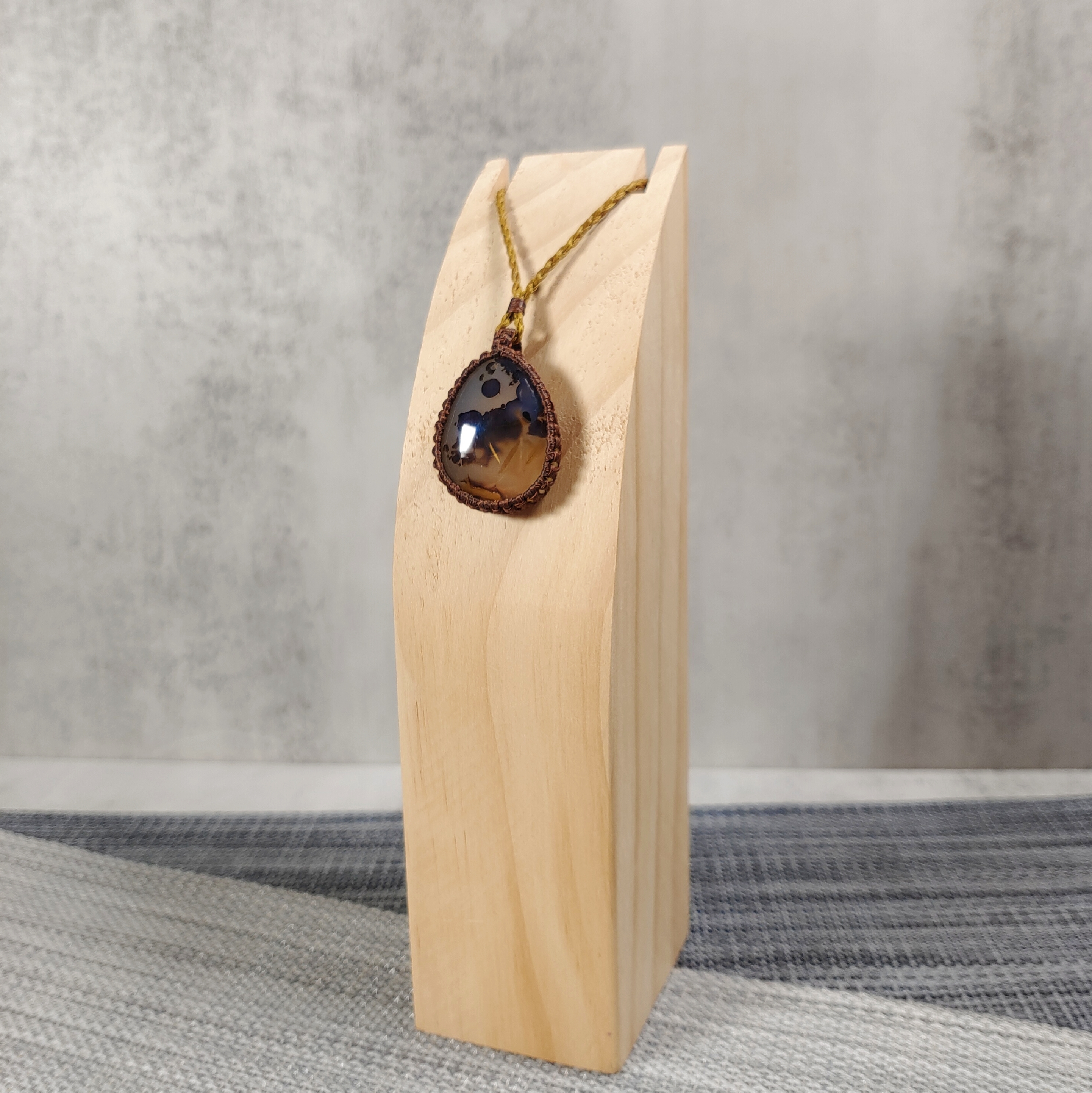 ✨海洋玉髓 手織頸鏈