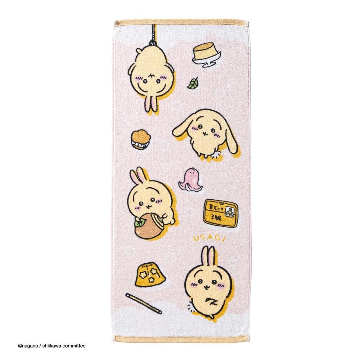 JP Chiikawa 密集式運動毛巾 粉 抗菌 80x34 3381