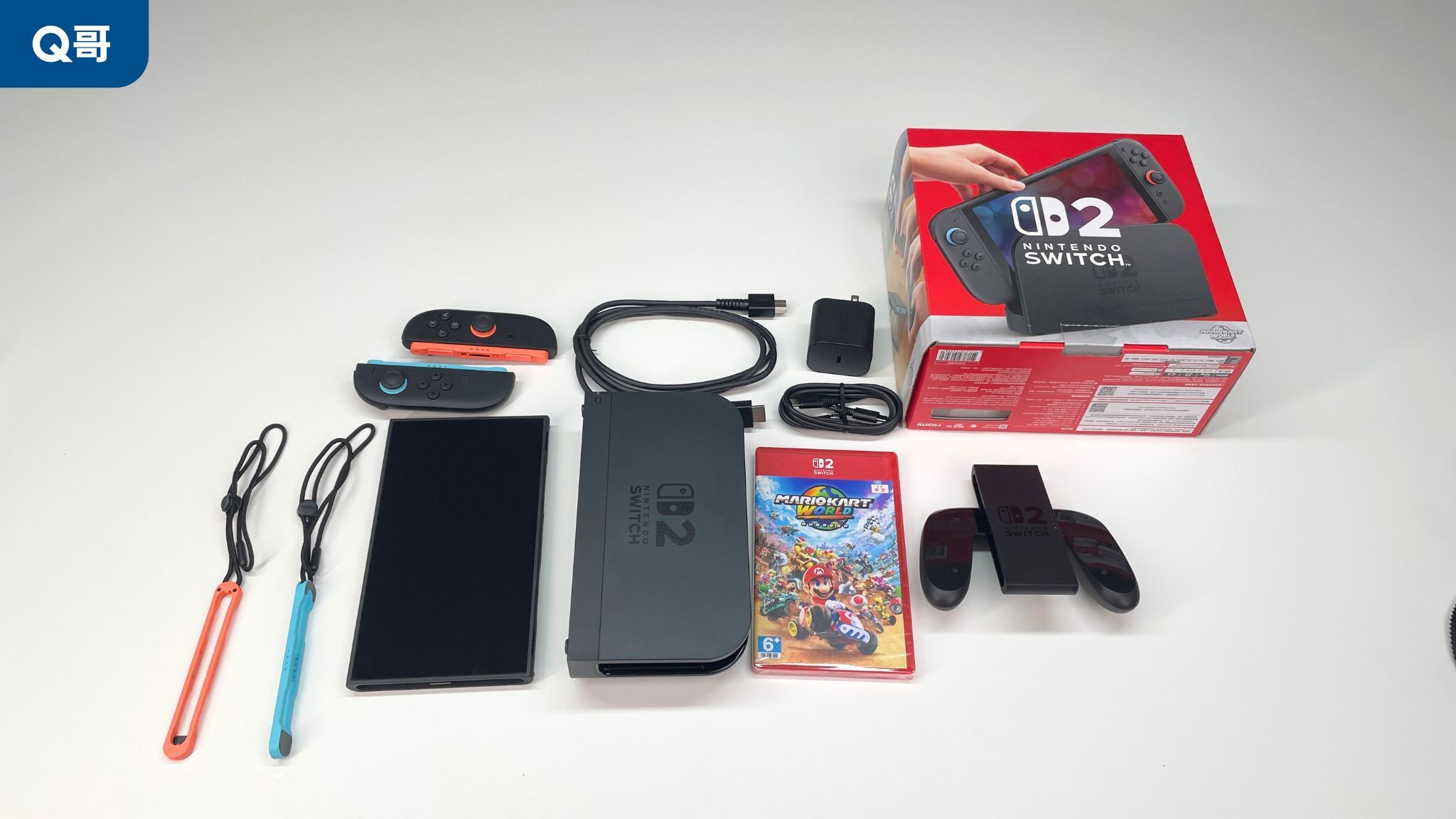 Switch 2全部內容物