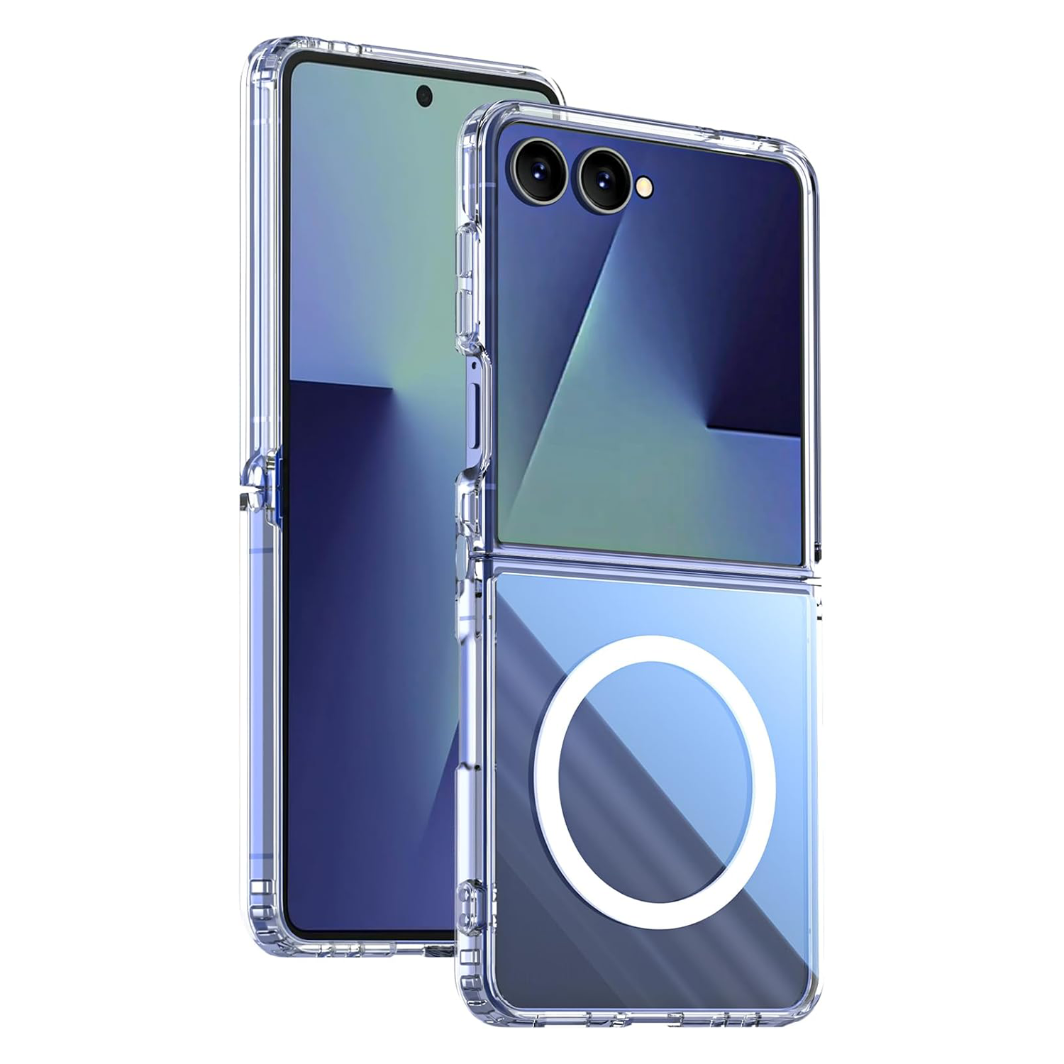 XPRO - Mag Clear Lite - Samsung Z Flip 7 Case 一體式透明磁吸防撞手機保護硬殼 FE