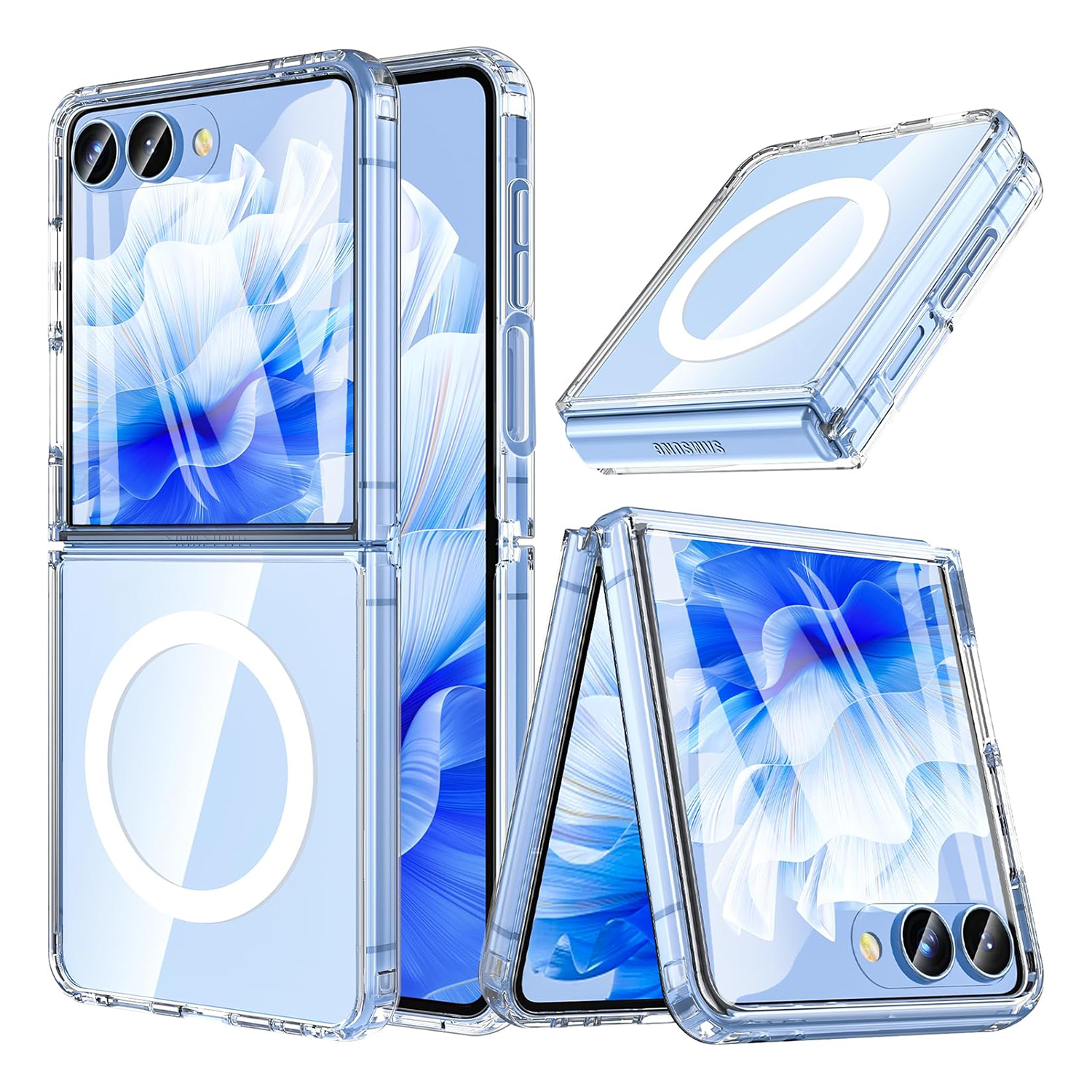 XPRO - Mag Clear Lite - Samsung Z Flip 7 Case 一體式透明磁吸防撞手機保護硬殼 FE
