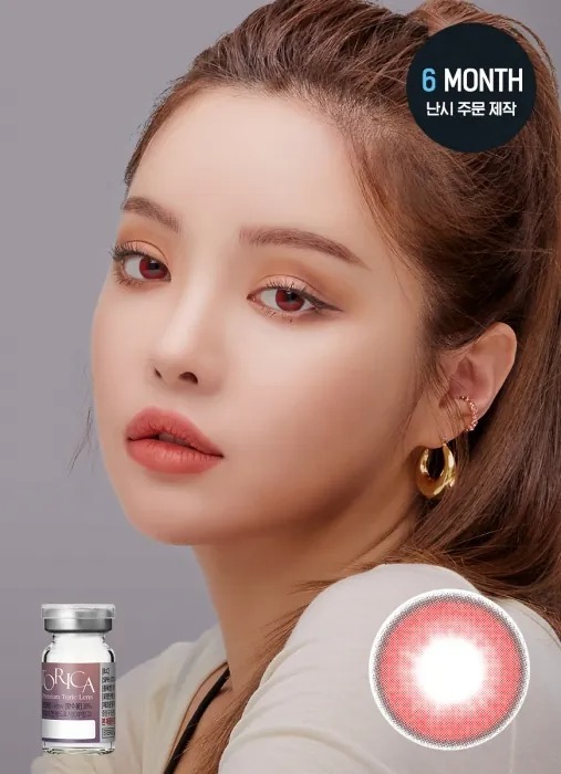 [散光] Lensme Torica Flexfit Deep Red｜半年拋散光彩妝隱形眼鏡｜每樽1片