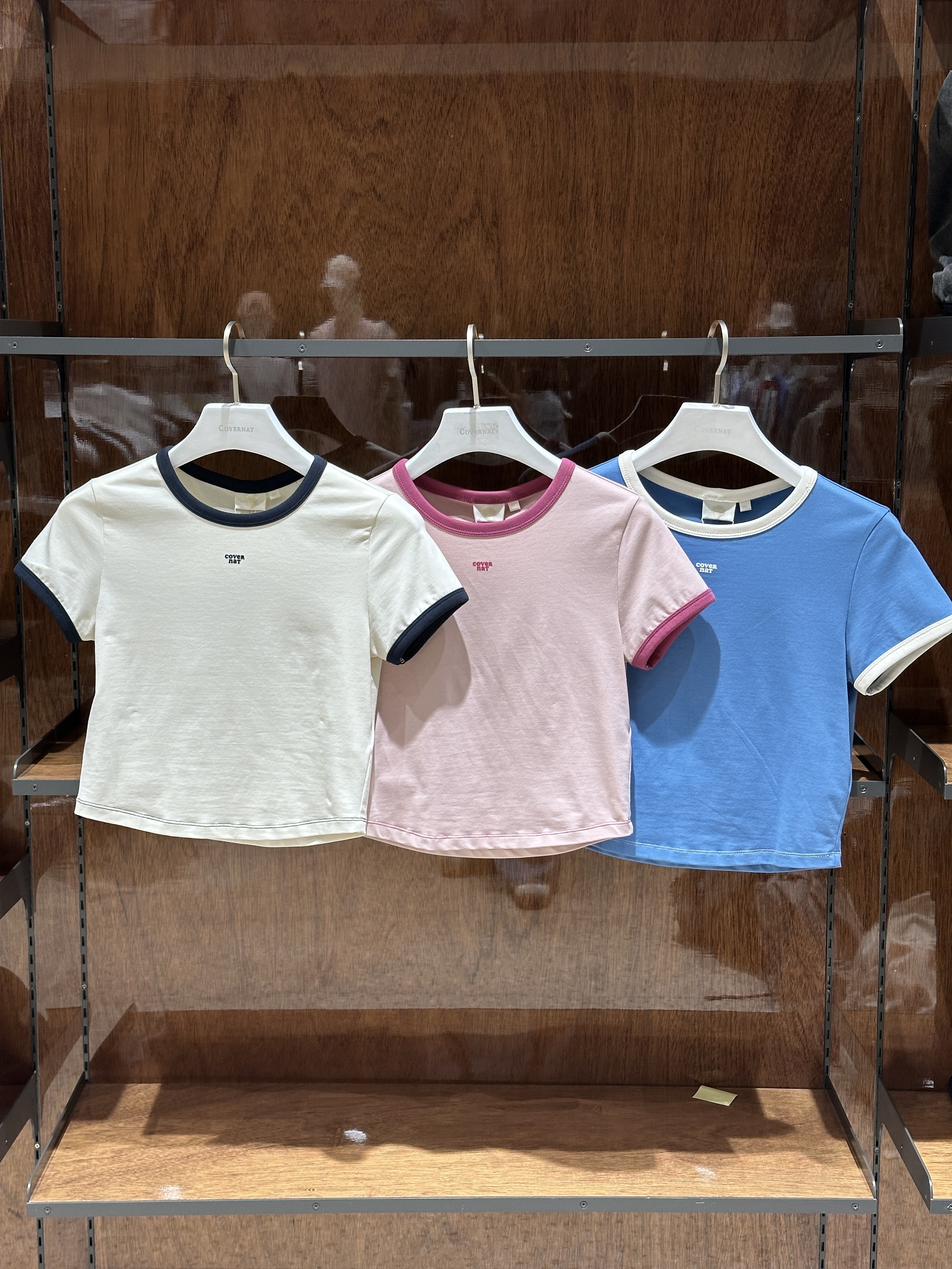 <韓國代購> COVERNAT-TEE008 (CROP)