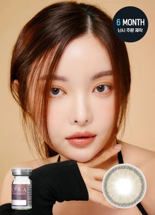 [散光] Lensme Torica Kiss Ash Brown｜半年拋散光彩妝隱形眼鏡｜每樽1片