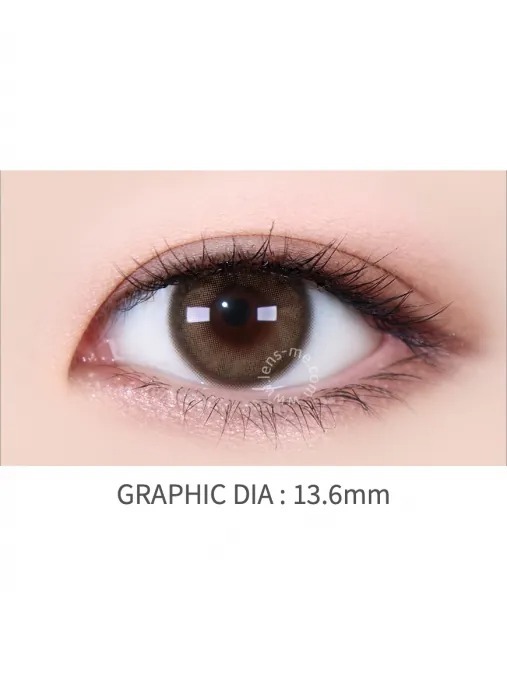 [散光] Lensme Torica Crenly Olive Brown｜半年拋散光彩妝隱形眼鏡｜每樽1片