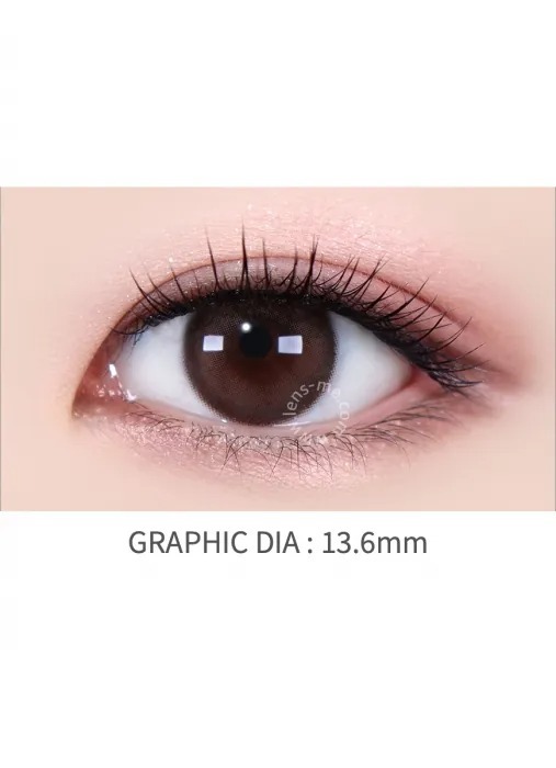 [散光] Lensme Torica Crenly Choco Brown｜半年拋散光彩妝隱形眼鏡｜每樽1片