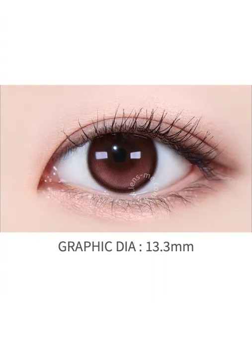 [散光] Lensme Torica Kuring Pink Brown｜半年拋散光彩妝隱形眼鏡｜每樽1片