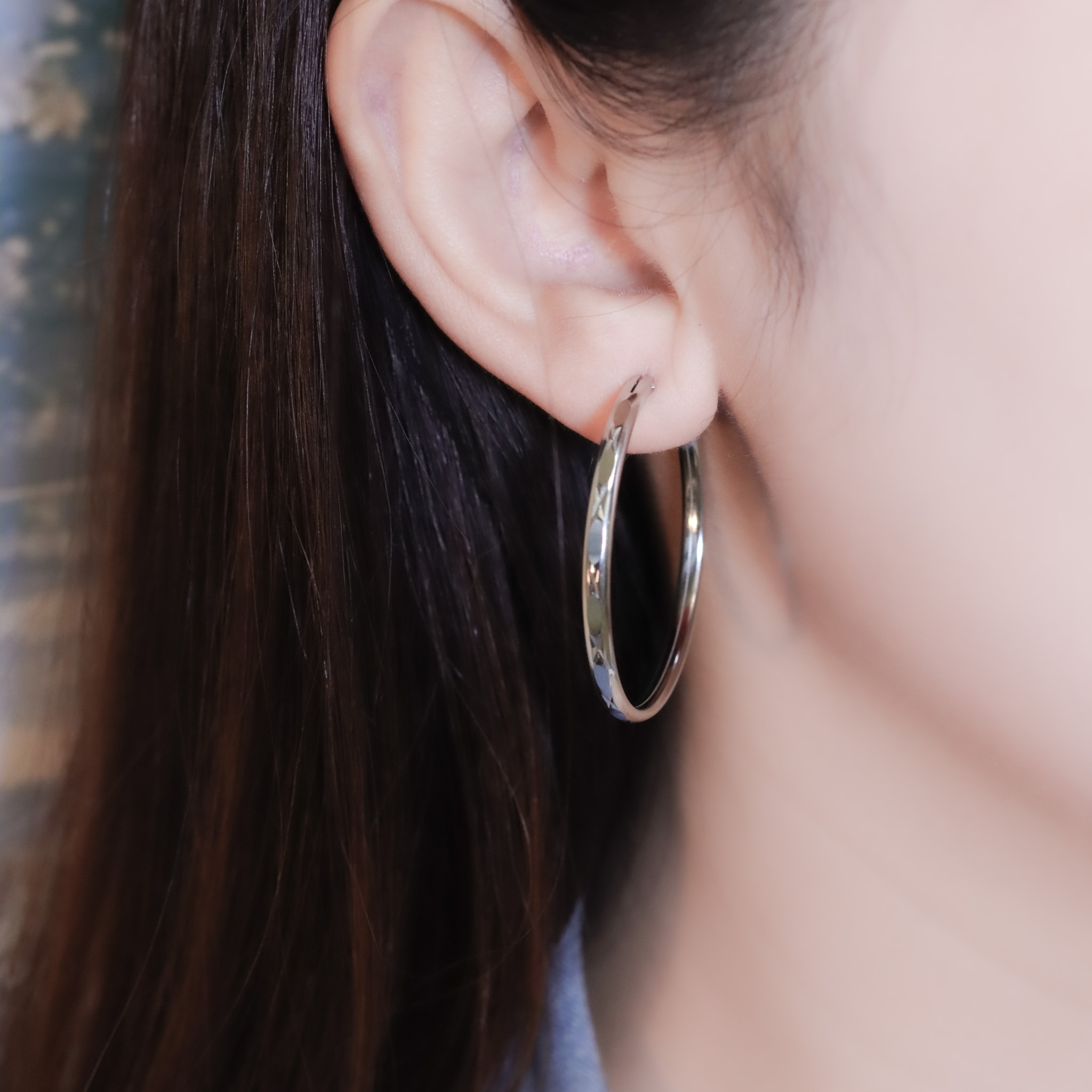 | 925純銀 | 安全感耳環 | EA1015 |