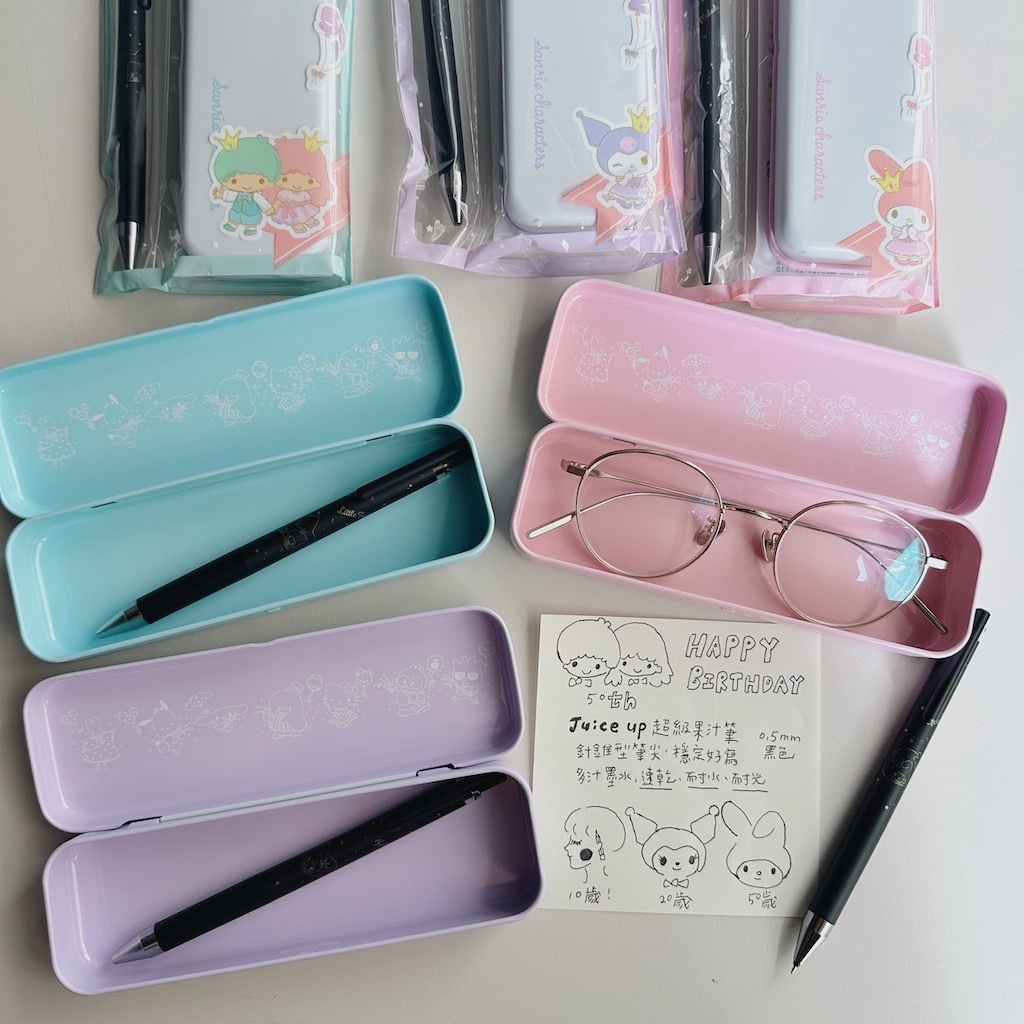 三麗鷗聯名 x Juice up 果汁筆＋筆盒組｜日本 PILOT 百樂