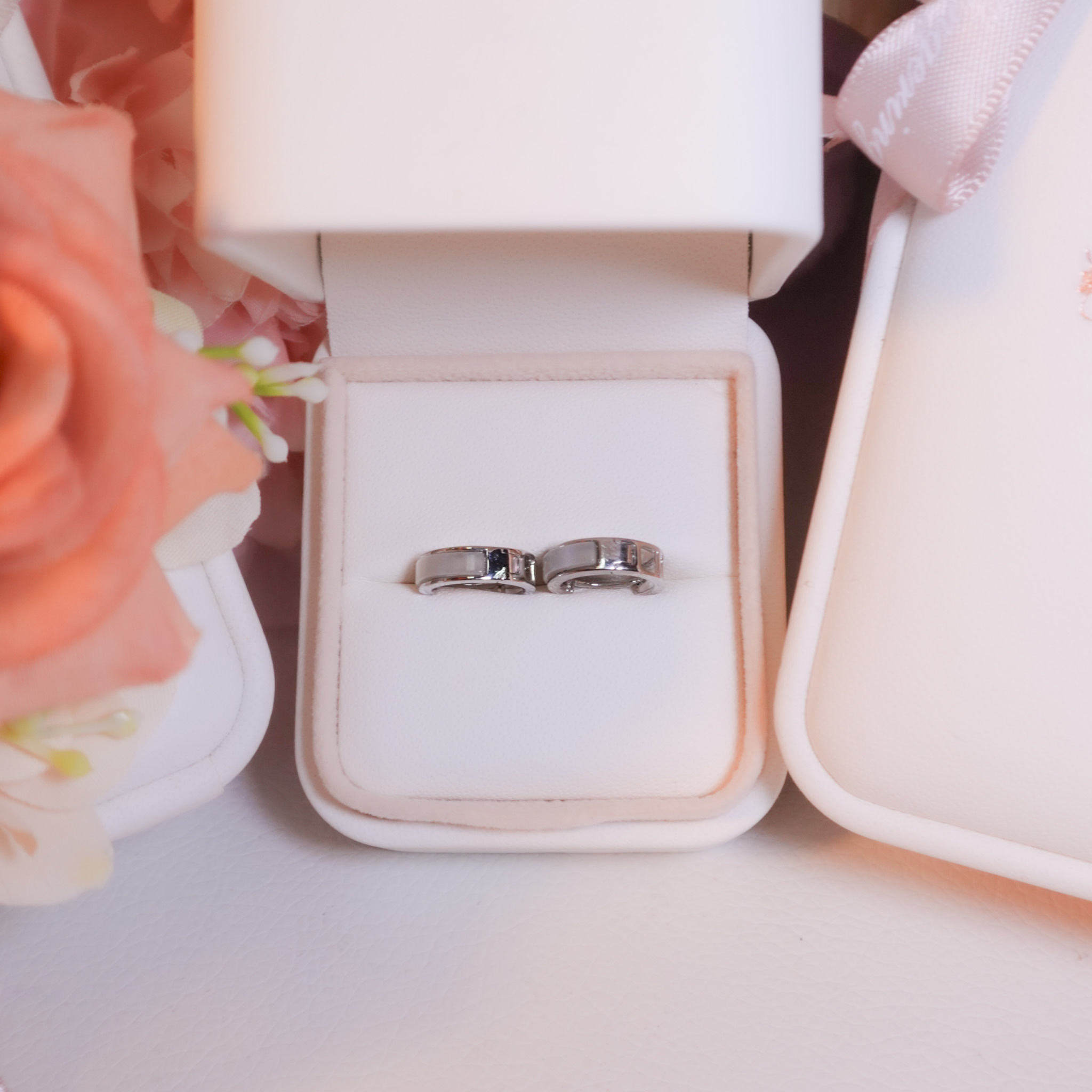 | 925純銀・白金・18k金 | 初衷耳環 (銀/玫瑰金) | EA1008 |