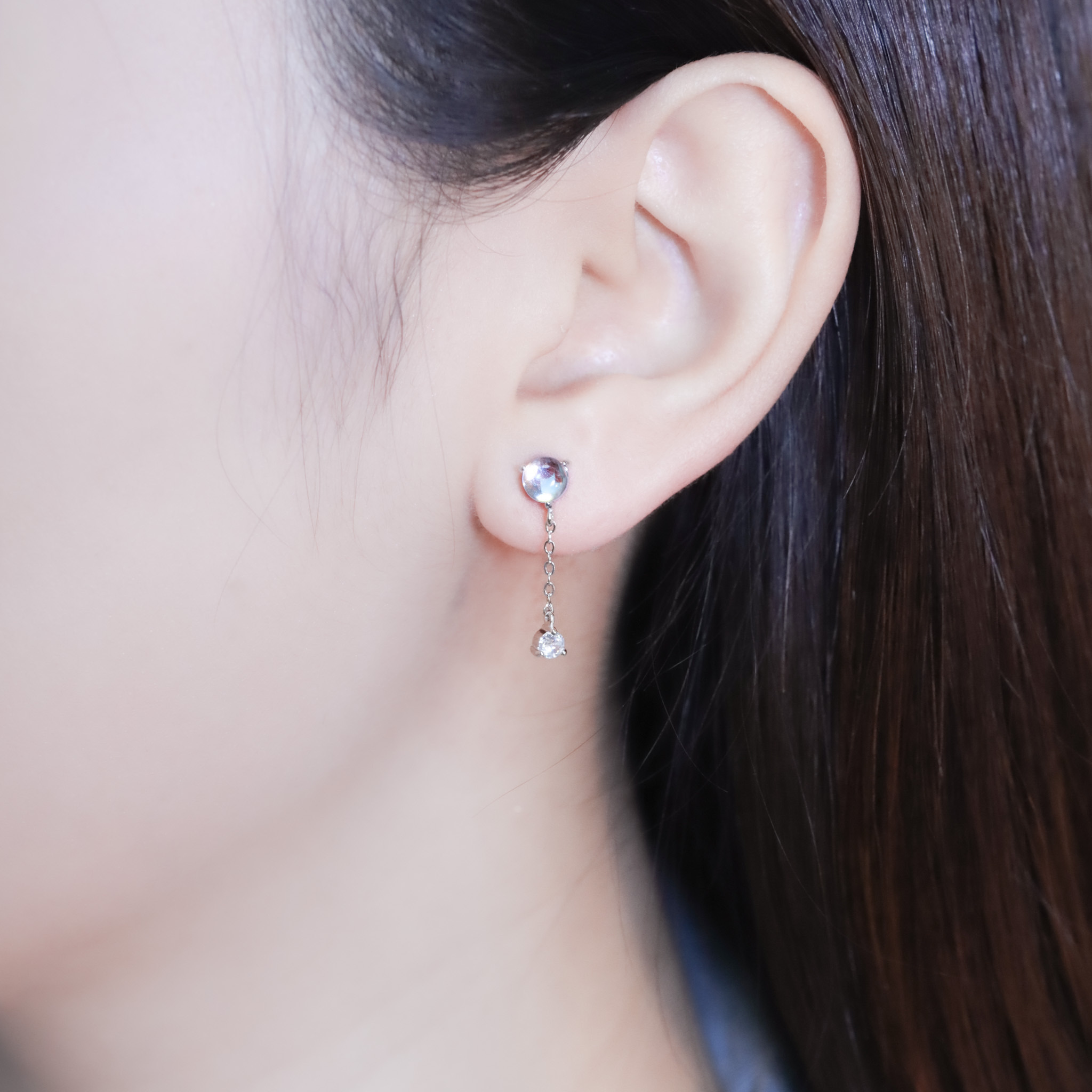 | 925純銀・琉璃 | 漫藍小說耳環 | EA01001 |