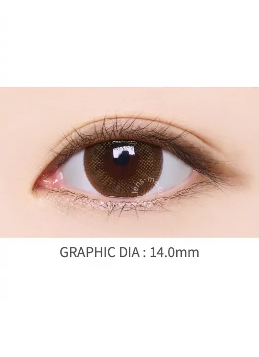 [散光] Lensme Torica Weenin Brown｜半年拋散光彩妝隱形眼鏡｜每樽1片