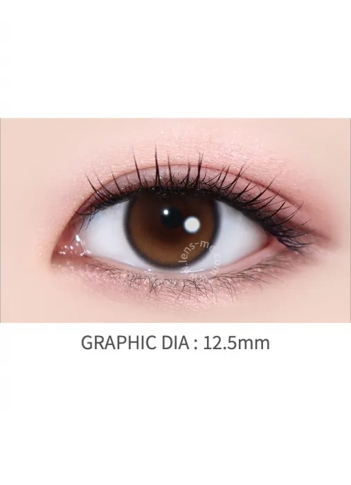 [散光] Lensme Torica Waterring Hidden Brown｜半年拋散光彩妝隱形眼鏡｜每樽1片