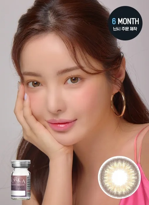 [散光] Lensme Torica Elenity Brown｜半年拋散光彩妝隱形眼鏡｜每樽1片