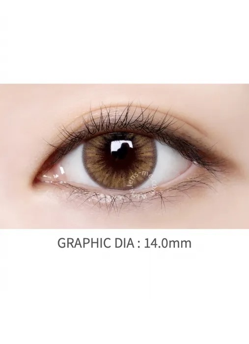 [散光] Lensme Torica Make Look Eyegee Brown｜半年拋散光彩妝隱形眼鏡｜每樽1片