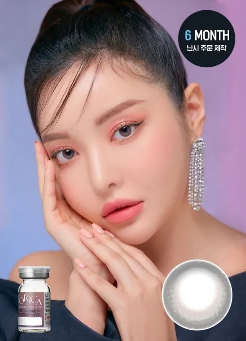 [散光] Lensme Torica Lil Moon Skin Gray｜半年拋散光彩妝隱形眼鏡｜每樽1片