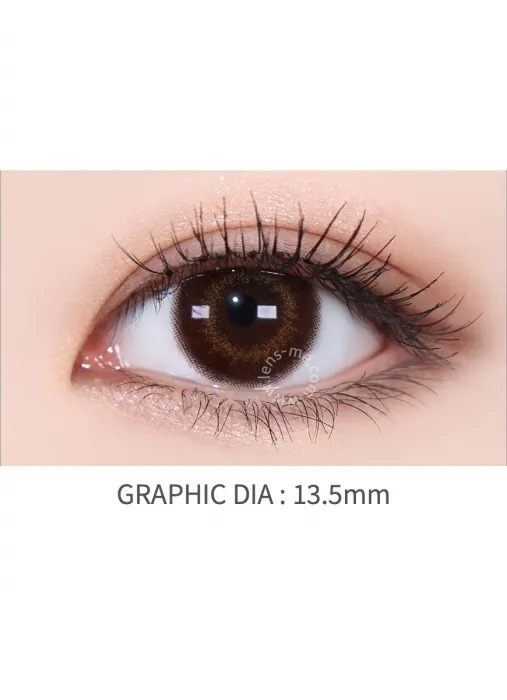 [散光] Lensme Torica Lupine Brown｜半年拋散光彩妝隱形眼鏡｜每樽1片 토리카 루핀 브라운 (난시 교정용)