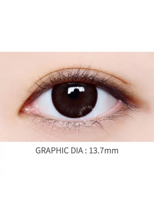 [散光] Lensme Torica Romeo Choco｜半年拋散光彩妝隱形眼鏡｜每樽1片 토리카 로미오 쵸코 (난시 교정용)