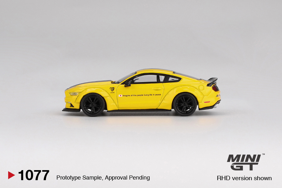 【預訂】Mini GT 1077 LB-WORKS FORD MUSTANG Triple Yellow