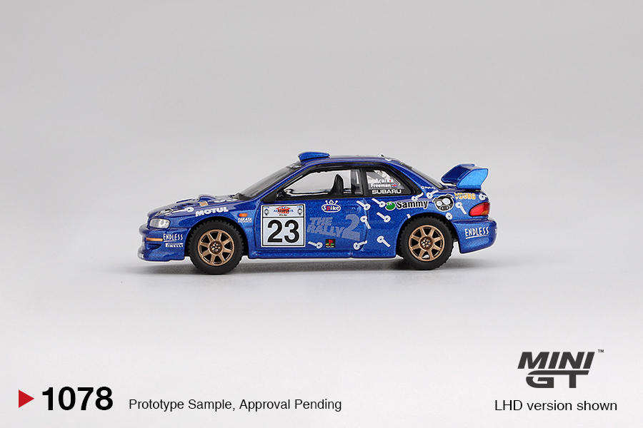 【預訂】Mini GT 1078 Subaru Impreza WRC99 #23 2000 Acropolis Rally