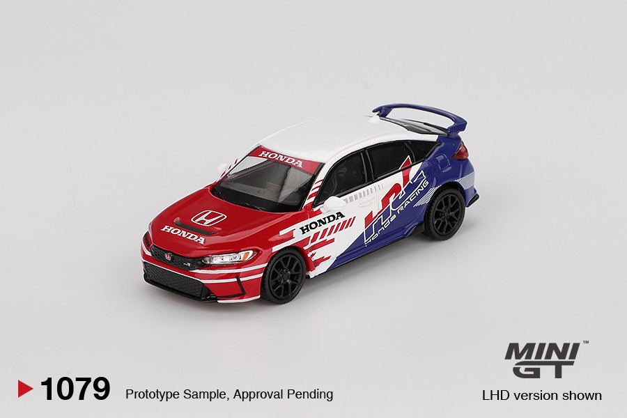 【預訂】Mini GT 1079 Honda Civic TYPE R 2024 Pace Car HRC