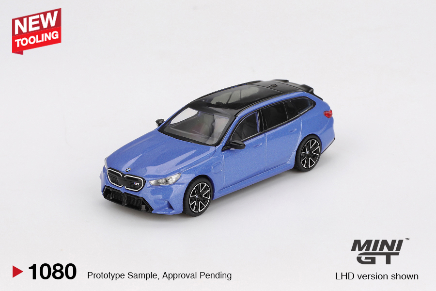 【預訂】Mini GT 1080 BMW M5 Touring (G99) Marina Bay Blue Metallic