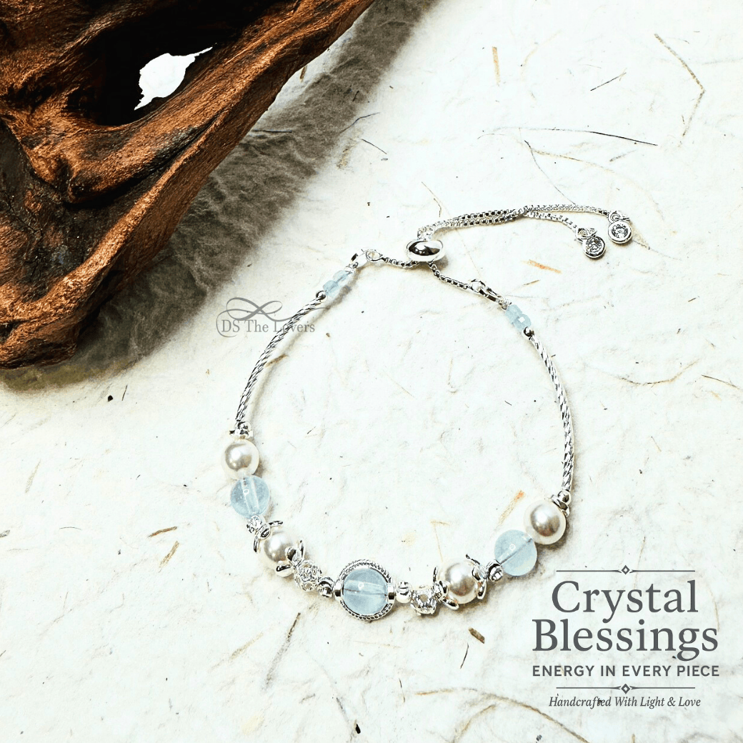 DS The Lovers 設計款 『海藍寶寶』水晶拉伸款手鍊