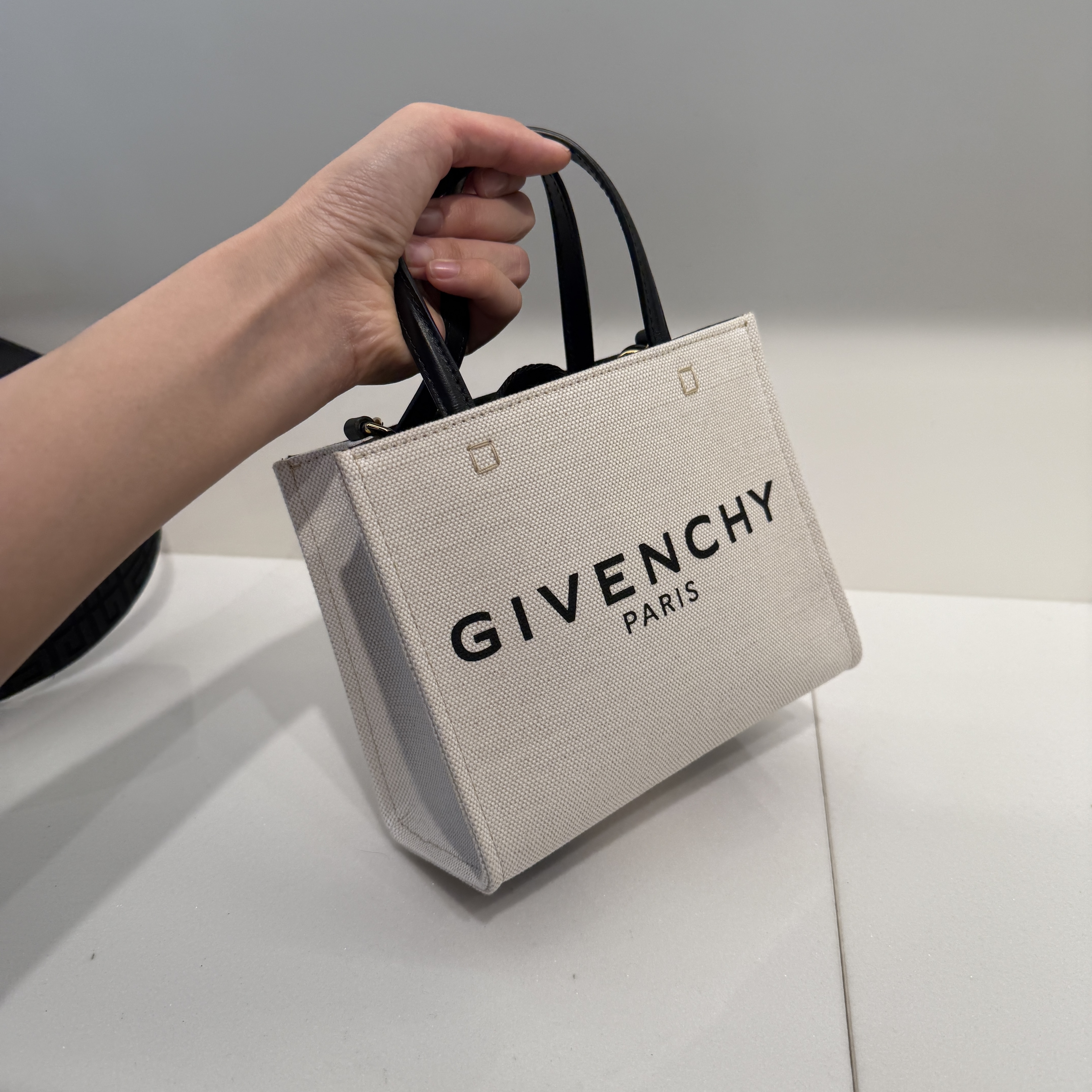 Givenchy G-Tote Mini Tote Bag Beige