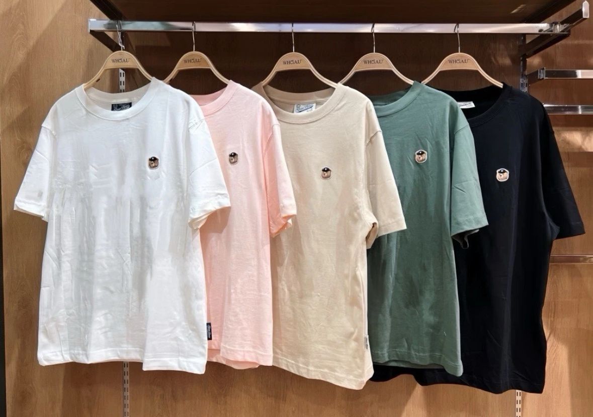 【預購】WHO.A.U G071428 小熊頭男女同款短袖2件裝