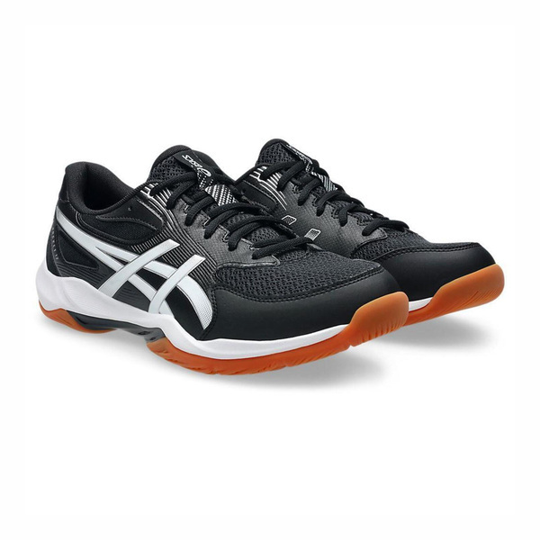 Asics Gel-rocket 12 2E 1073A081-001 男女 排球鞋 羽球鞋 寬楦 穩定 包覆 黑白