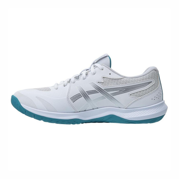 Asics Gel-tactic 13 2E 1073A084-100 男女 排球鞋 寬楦 穩定 包覆 白 銀藍